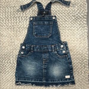 Denim Overall Skirt for Kids